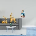 thumbnail image 2 of Figura de escritorio,Estatuas de ciervos Feng Shui para decoración de oficina y sala de estar,Letrero de mesa,Decoración de escritorio acrílica Rincón festivo Decoración del, 2 of 8