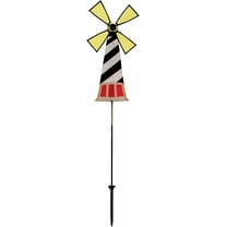 In the Breeze 2500 - Lighthouse Wind Spinner, Nautical Beach Garden Decoration - 13-inch spinner