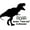 Black, variant on T-Rex Dinosaur Wall Decal - Tyrannosaurus Rex Dino Quote for Bedroom Walls - 20"x20" - Roar means "I love you" in dinosaur