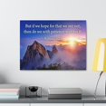 thumbnail image 3 of Scripture Walls For What We See Romans 8:25 Bible Verse Canvas Christian Wall Art Ready to Hang Unframed, 3 of 18