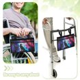 thumbnail image 3 of Jiueut Galaxy Wolf Wheelchair Side Bags for the Armrest Wheelchair Pouches with Pockets for Adults Wheelchair Side Pouches for Drinks and Glasses Wheelchair Arm Bag, 3 of 7