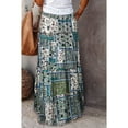 thumbnail image 3 of GXIPO Womens 2025 Maxi Skirt Casual Flowy Elastic High Waist Long Skirts with Pockets Summer Beach Cover Up Green S, 3 of 4
