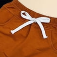 thumbnail image 5 of Baby Boy Outfits Toddler Baby Boy Summer Clothes 0 3 6 9 12 18 24 Months 2T 3T Letter Print Crewneck Top Shorts Set 2 Piece Clothes Set Kaprioy, 5 of 6