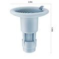 thumbnail image 3 of Latrodar Shower Floor Drains Backflow Preventer Valves Sewer Core Anti-Odor Enduring ins Plug Drains Core Blue 3.6x3.6 Inch Home Gadgets, 3 of 5