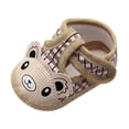 thumbnail image 2 of DPTALR Newborn Baby Girls Prewalker Soft Sole Sandals Single Shoes, 2 of 8