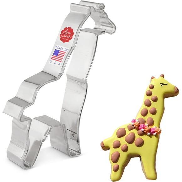 Coupe-biscuits Girafe, 4.75 Pouces Fabriqué aux États-Unis par Ann Clark