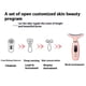 thumbnail image 5 of Fiudx Dispositivo de Terapia de Luz Roja, Masajeador de Cuello con Led de 4 Colores, Modos de Vibración y Calor Personalizados, Diseño Ergonómico para Contorno Facial, Rutina Diaria de Cuidado de La, 5 of 6