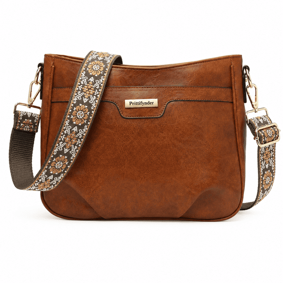 Prittifynder Classic Brown Women Shoulder& HandBag, Cross-Body bag for Lady Daily Use.