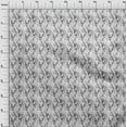 thumbnail image 4 of oneOone Silk Tabby White Fabric Abstracts Sewing Material Print Fabric By The Yard 42 Inch Wide, 4 of 5