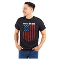 thumbnail image 3 of Unity Freedom Patriotic American Flag Plus Size Crewneck Graphic Tee Shirt Brisco Brands 2X, 3 of 6