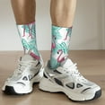 thumbnail image 6 of Vsdgher Flamingo Crew Socks for Men & Women, Breathable Casual Athletic Ankle Socks, 6 of 6