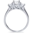 thumbnail image 3 of Pompeii 1 1/4ct Three Stone Diamond Ring 14K White Gold (H/I,I1), 3 of 4