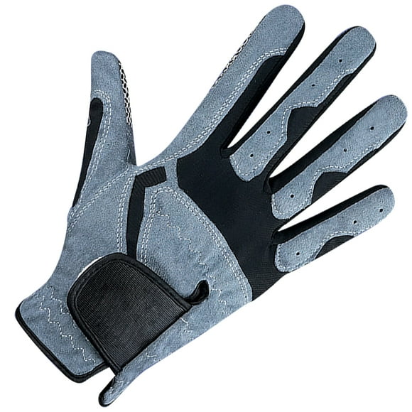 Sonducket 1 guante de Golf Unisex mano izquierda/derecha Micro guantes de Golf de fibra guantes transpirables antideslizantes para deportes al aire Golf Gris richtiger 26-Code Sonducket OD001064-20