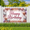thumbnail image 5 of Balloon Decoration Happy Birthday Banner Polyester Material Party Backdrop Decorative Design for Birthday Party Indoor Celebration Event Decoration, 5 of 8