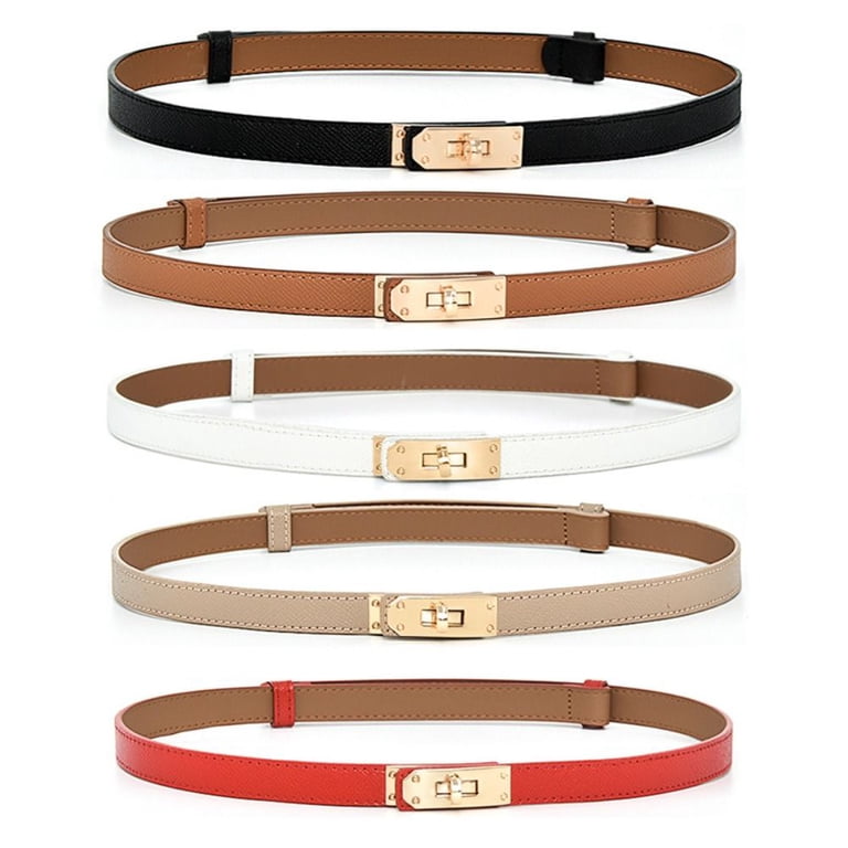Adjustable Thin Belts For Womens,Turn Lock Belts,Skinny  display picture 2