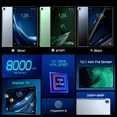 thumbnail image 4 of Tableta Android PA13 de 10,1 pulgadas, versión global, Android 12, Bluetooth, 12 GB, 512 GB, diez núcleos, 24 + 48 MP, WPS + 5G, WIFI, portátil, gran oferta 2023, 4 of 5
