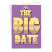 C4643ENG Hilarious Engagement Greeting Card 'The Big Date' with Envelope by NobleWorks
