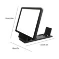 thumbnail image 4 of Phone Screen Magnifier Phone Magnifying Glass Screen Cellphone ABS Plastic Magnifier Holder  Black, 4 of 10