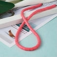 thumbnail image 4 of U8MO 17.7" Handmade Polymer Clay Beads Disc Heishi Beads Loose Spacer Crafting 6x1mm-Salmon, 4 of 8