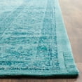 thumbnail image 3 of SAFAVIEH Classic Vintage Ivonette Oriental Cotton Area Rug, Aqua, 8' x 10', 3 of 8