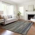 thumbnail image 6 of Addison Rugs Mayfield Washable Transitional Textured Stripes Earth Rectangle Rug, 9' x 12', 6 of 6