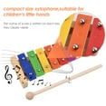 thumbnail image 2 of 8 Keys Compact Size Xylophone Glockenspiel with Wooden Mallets Percussion Musical Instrument Toy Gift for, 2 of 8