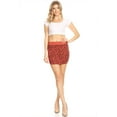 thumbnail image 4 of Women's Leopard Fitted Bodycon High Rise Slim Fit Bottom Mini Skirt, 4 of 5