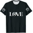 thumbnail image 4 of Soki T-Shirt d'Été à Manches Courtes pour Femmes avec Imprimé Patte de Chien et Cœur, 4 of 4