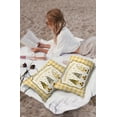 thumbnail image 4 of Rural Farm Sunflowers Gnomes Outdoor Pillow Covers Set of 2,Decorative Waterproof Throw Pillow Case,Yellow White Buffalo Checked Cotton Linen Soft Cozy Cushion Pillowcases, 4 of 7