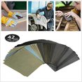 thumbnail image 3 of Papel de lija, papel seco húmedo 240-3000 5000 8000 10000 Papel abrasivo de grano/seco 4.5 x 5.5 pulgadas, lijado de metal en pulgadas y pulido automotriz (42Paper) oso de fresa Electrónica, 3 of 5