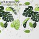 thumbnail image 2 of Cortina de Ducha CHAO Peva Impermeable 180x180cm Resistente al Moho con 12 Anillas Hoja Verde-phwj, 2 of 5