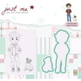 thumbnail image 1 of Just Me Stamp & Die Set Boy with a Dog, 1 of 4