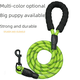 thumbnail image 3 of Correa reflectante para perros, correa para perros, cadena para perros, cuerda redonda, cinturón de tracción manual exclusivo, 3 of 6