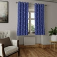 thumbnail image 2 of Ambesonne Grommet Curtain, , 50"x63", Indigo Lilac and Pink, 2 of 5