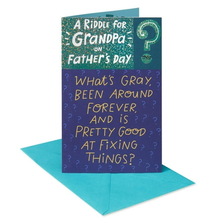 American Greetings Father's Day Card for Grandpa (Riddle for Grandpa)