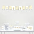 thumbnail image 1 of Gold Ink Pineapple Party, Graphics Approx. 7-Feet Hanging Pennant Party Banner with String, 1 of 1