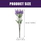 thumbnail image 2 of IFANLANDOR 4Ud Ramo De Lavanda Artificial Violeta Para En Casa Y Oficina, 2 of 5