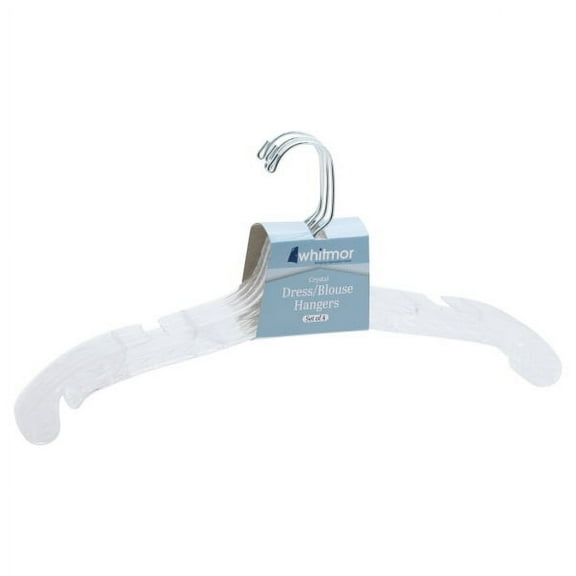 Whitmor Crystal Dress/Blouse Hangers S/4