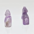 thumbnail image 4 of Amethyst Standing Wolf Coyote Animal Figurine | 22x16x8mm | Purple | 1 Figurine, 4 of 8