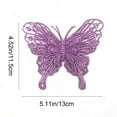 thumbnail image 3 of 10 Pack Sparkling Butterfly Ornaments for Christmas Tree Decor, Holiday Party and Wedding Decorations, Butterfly Themed Ornaments for Home and Festive Decor, 3 of 7