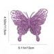 thumbnail image 3 of Paquete de 10 adornos de mariposas brillantes para árbol de Navidad, guirnaldas, decoraciones de boda, coronas, cajas de regalo y decoraciones para fiestas., 3 of 6