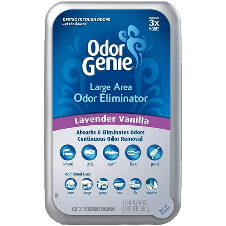Odor Genie Large Area Odor Absorber and Eliminator, Lavendar