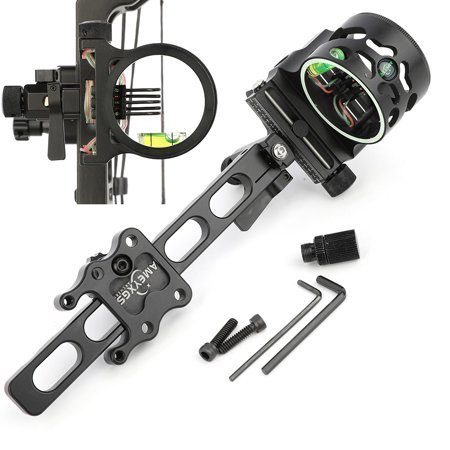 limaity 5 Pin Compound Bow Sight .019 Fiber Micro Adjustable Archery Hunting Shoot