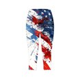 thumbnail image 3 of DDAPJ pyju Capri Leggings for Women 4th of July American Flag Printed Casual Yoga Pants Buttery Soft Stretch High Waisted Capris Sales of The Day Clearance Multicolor XL, 3 of 5