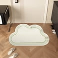 thumbnail image 4 of Clouds Bathroom Floor Mats Toilet Soft Diatom Mud Strong Water Absorbent Foot Mats Toilet Door Antis Slip Mat Drying Carpet, 4 of 6