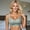 Blue, variant on Push Up Bras For Women Deep V Full Coverage No Underwire Seamless Bras Lightweight Padded Tshirt Bras XXL