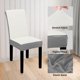 thumbnail image 4 of Funda elástica para silla de comedor, fácil de llevar, impermeable, juego de 2, 4 of 7