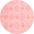 thumbnail image 1 of Ahgly Company Indoor Round Oriental Red Traditional Area Rugs, 5' Round, 1 of 4