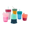 thumbnail image 5 of Tapas de silicona para vasos para niños, color verde, 3 unidades, 5 of 5