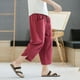 red and white cargo pants